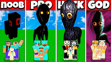 Minecraft Battle FAMILY FULLY GROWN SCP BUILD HOUSE CHALLENGE NOOB vs PRO vs HACKER vs GOD Animation