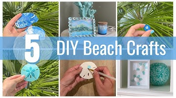 DIY Beach Crafts - Sand Dollars, Oysters, Seashells, Sea Glass