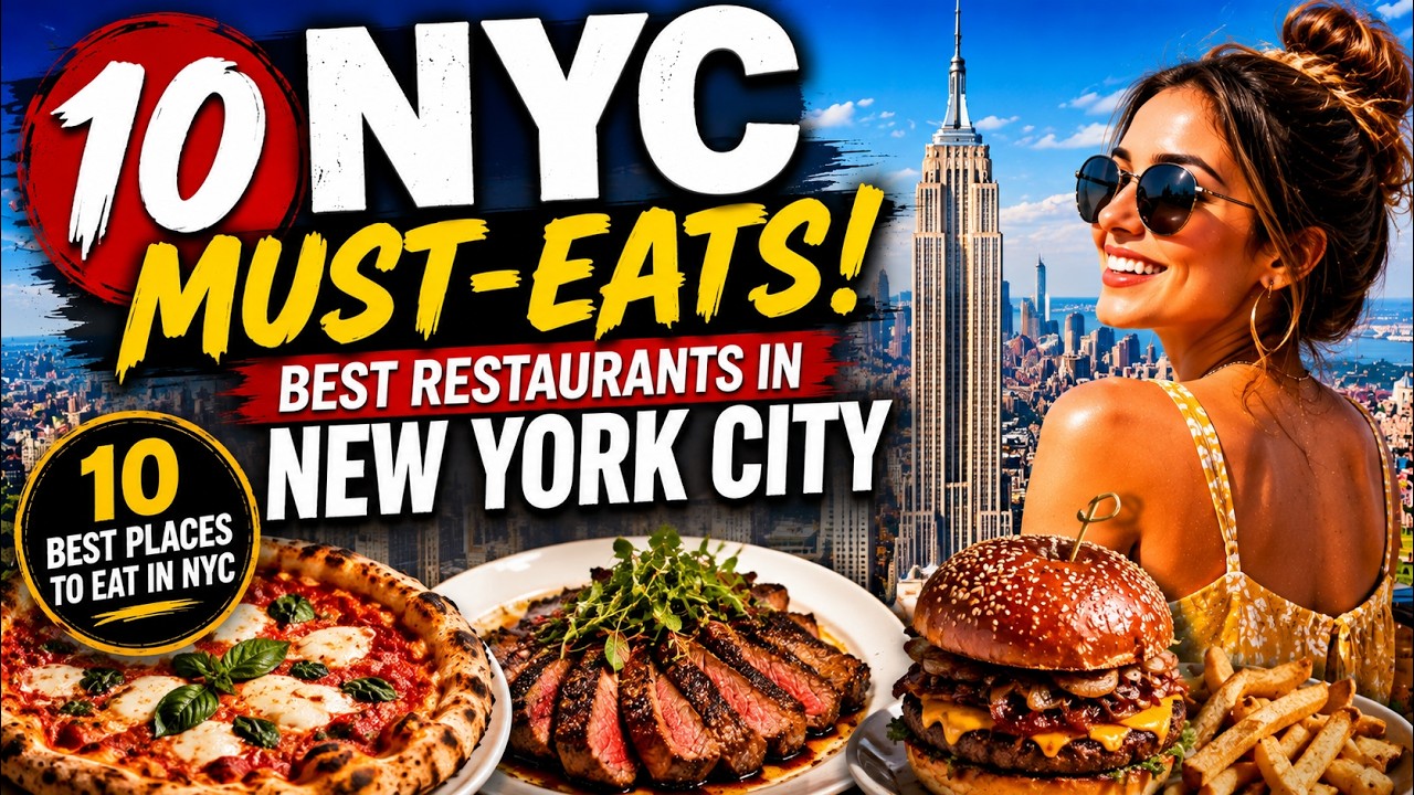 10 Best Restaurants in New York CITY in 2025 | Best Places to Eat in ...