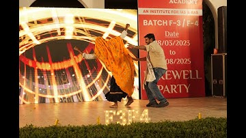Abhishek Sir Springboard Farewell Meenwati Song  Dance | f3-f4 Batch | SBA Jaipur |