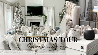 CHRISTMAS TOUR | DECORATE WITH ME | MODERN NEUTRAL CHRISTMAS