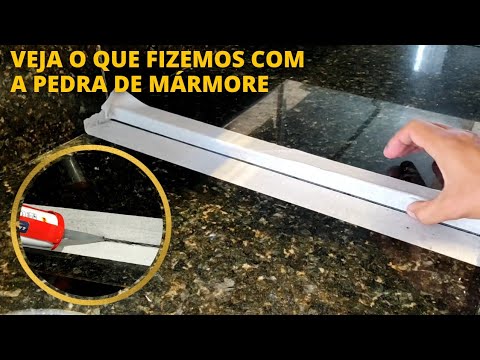 COMO VEDAR PIA (VEDAÇÃO DE PIA DE PEDRA DE MÁRMORE)