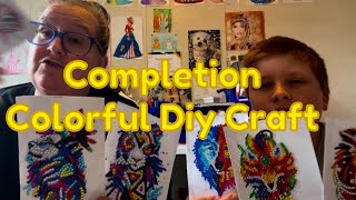 Diamond Painting Completion-Colorful Diy Craft
