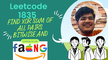 Find XOR sum of all pairs Bitwise AND(1835)