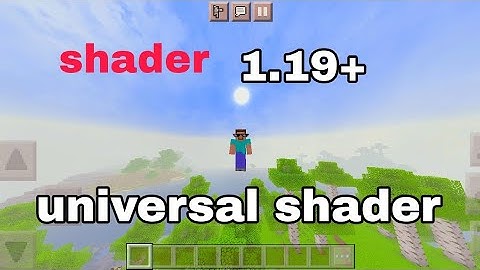 shader for minecraft pe 1.19 universal shader pack download