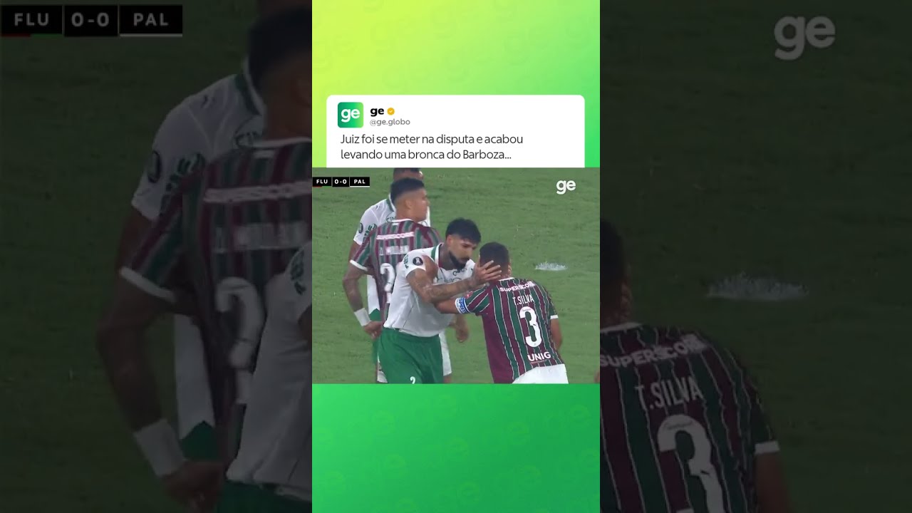 JUIZ SE METEU E ACABOU LEVANDO BRONCA | #shorts | ge.globo