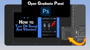 How to Open Gradients Panel on Photoshop [NEW]