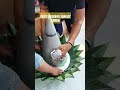 EASY WAY TO OPEN TUMPENG RICE FROM THE MOLD #tumpengsyukuran #shorts