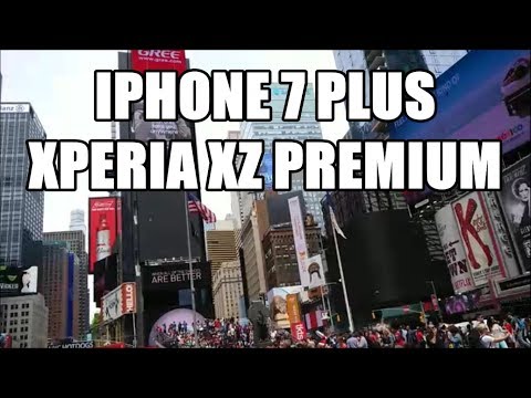 Sony Xperia XZ Premium vs Apple iPhone 7 Plus Camera Test!