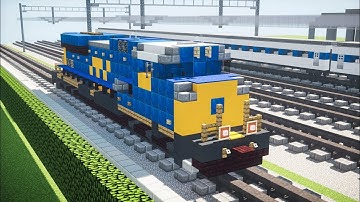 Minecraft CSX EMD SD70ACe Train Tutorial