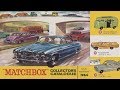 Presentation of all Matchbox models from 1964 diecast car