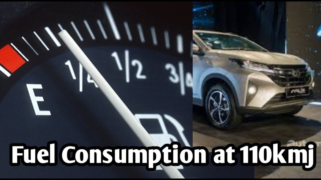 Perodua Aruz - Fuel Consumption pada kelajuan 110kmj - YouTube