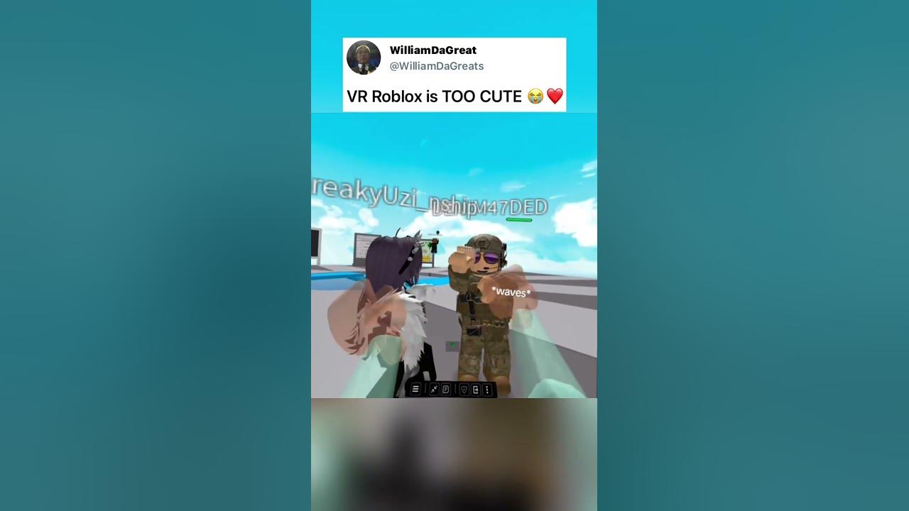 VR Roblox Is TOO CUTE 😭❤️