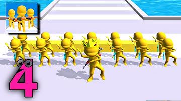 Gun Clash 3D: Battle Friends - Gameplay Walkthrough Part 4 levels 17 to 21 LILU (iOS & Android)