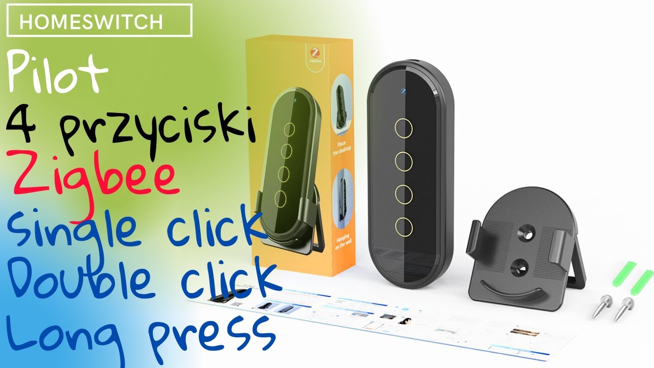 Pilot czterokanałowy zigbee tuya