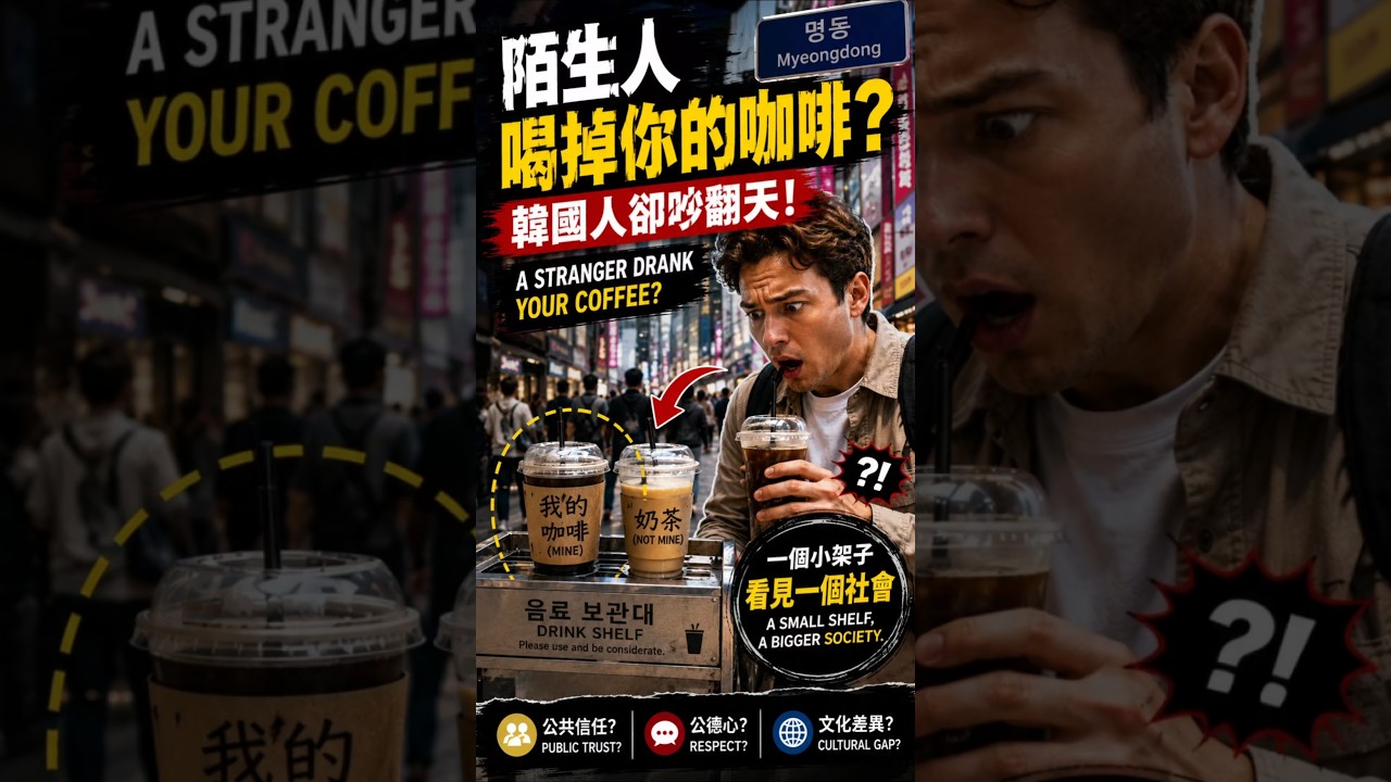 陌生人喝掉你的咖啡,你會怎麼做?☕😳 縮圖