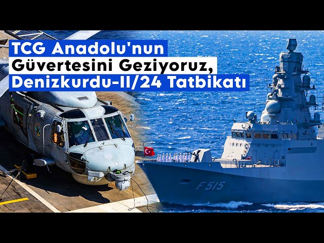 TCG İstanbul ve TCG Anadolu'nun da Bulunduğu Denizkurdu-II/24 Tatbikatı class=