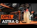 How to change transmission oil / gear oil on OPEL ASTRA G CC (F48, F08) [TUTORIAL AUTODOC]
