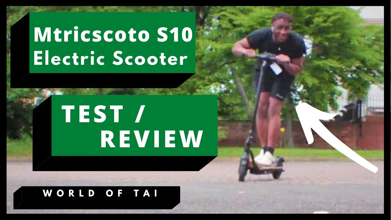 video MegaWheels S10BK Electric Scooter 7.5 Ah