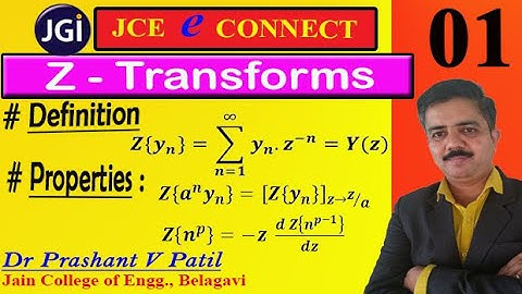 Introduction to Z Transform || 18mat31 || Dr Prashant Patil