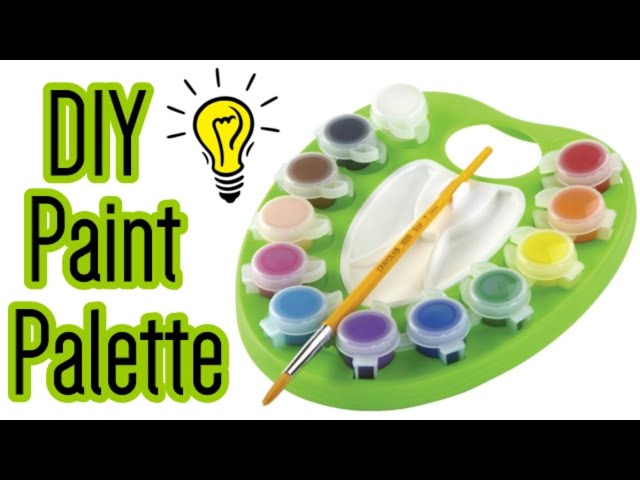 How to make Homemade paint Palette