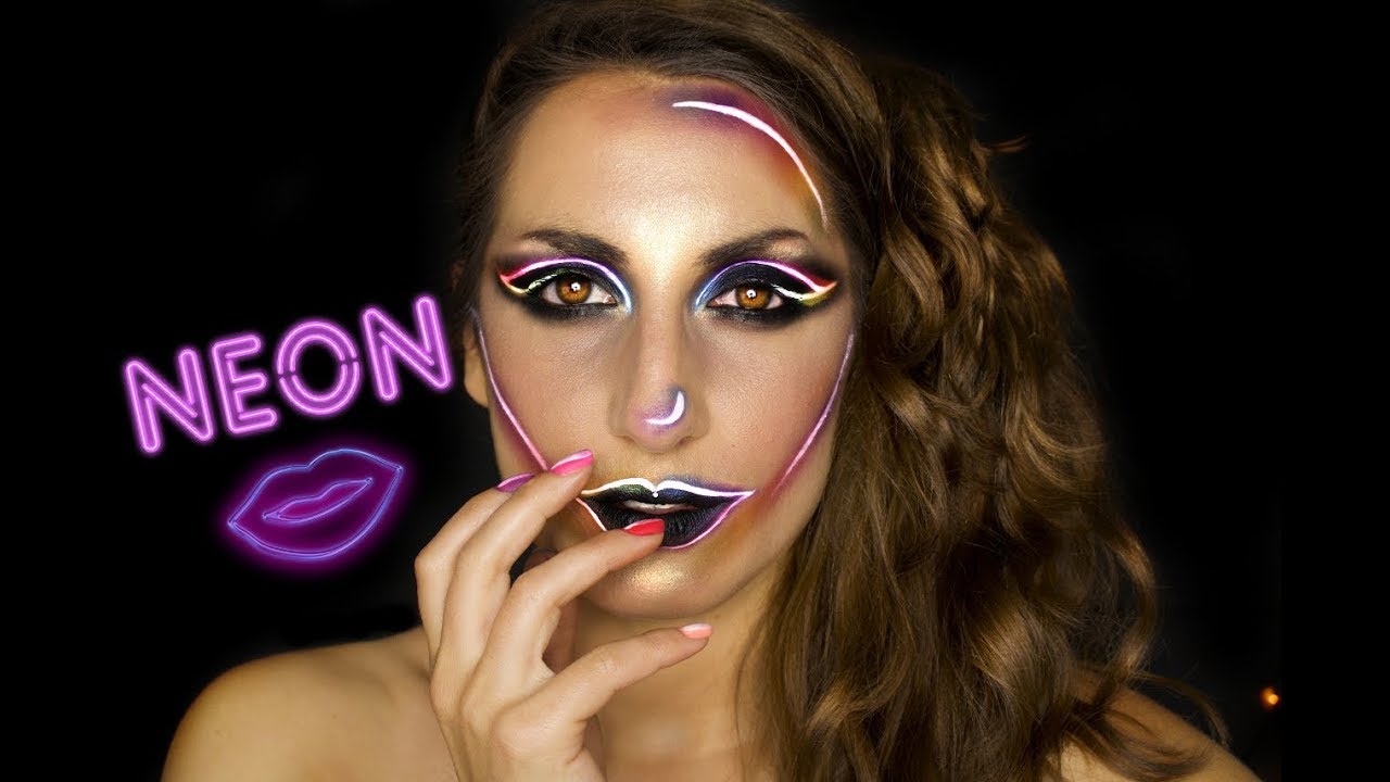 Neon Makeup Tutorial.