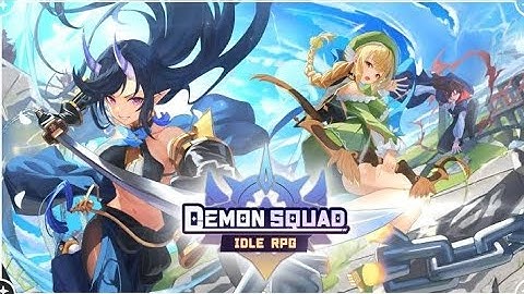 Demon Squad Idle RPG ( new game) First time Live Gameplay #1