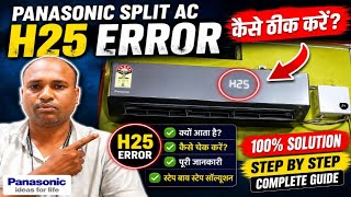 How to fix Panasonic split AC H25 error #satendra #panasonic