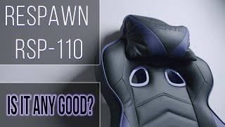 RESPAWN RSP-110 | GAMING & EDITING CHAIR REVIEW | Is it any good for under $200? by Jeremy Paul Visuals 2,383 views 4 years ago 6 minutes, 36 seconds