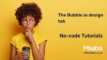 The Bubble.io design tab