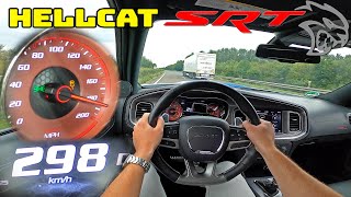 Dodge HELLCAT - US MUSCLE 🇺🇸 vs 🇩🇪 GERMAN AUTOBAHN Resimi