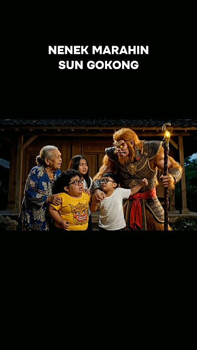 Download lagu Grandmother scolds sun gokong the mighty monkey #ai #funnyvideo #videoviral
