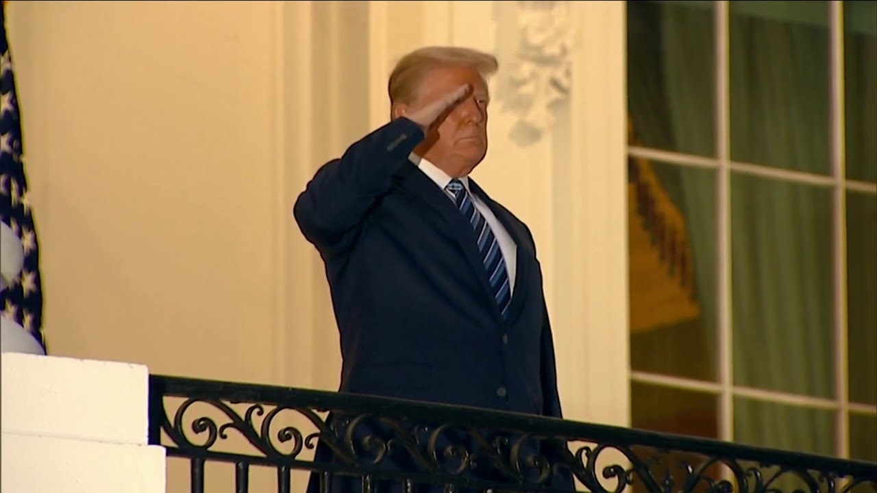 President back in White House - YouTube