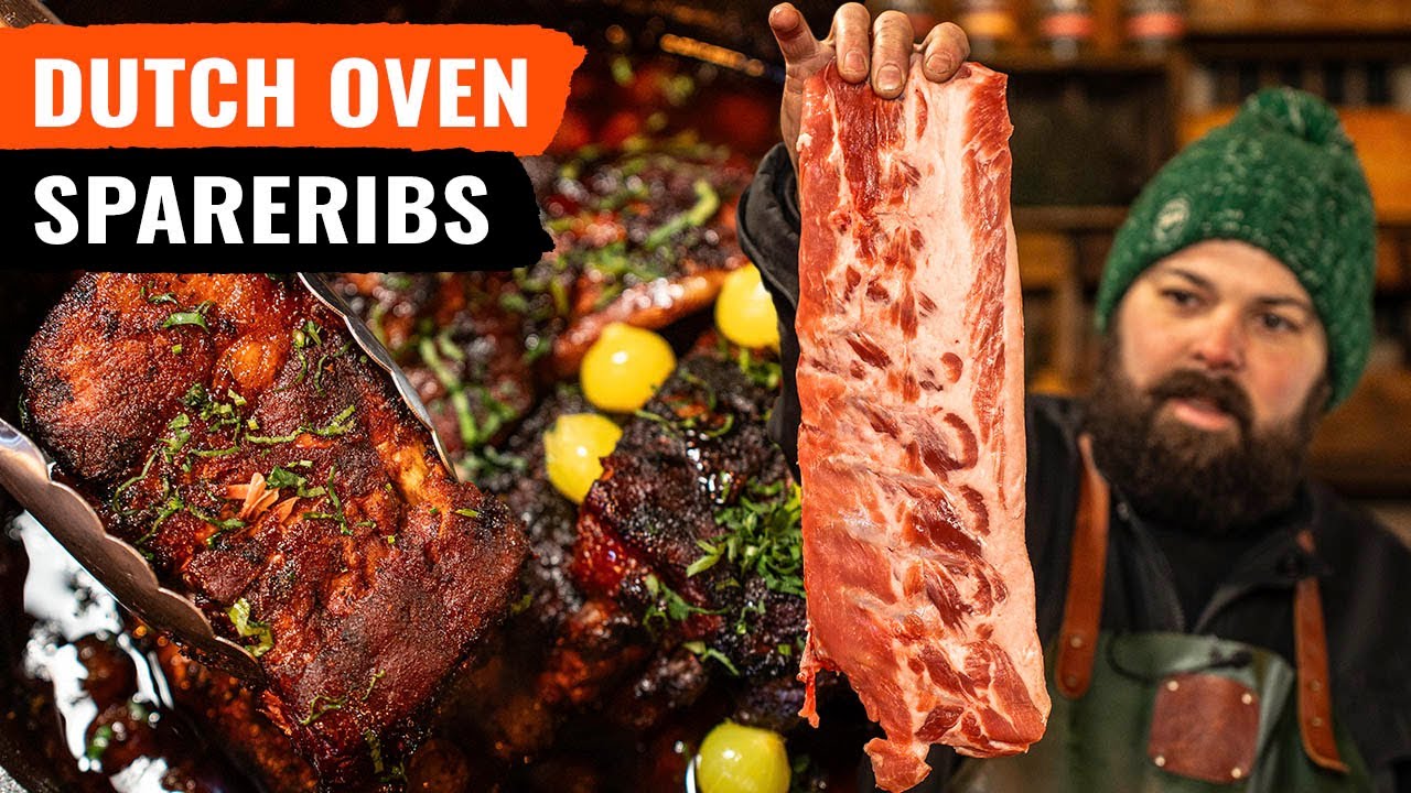 Low & Slow spareribs uit de Dutch Oven! Makkelijker wordt het niet!