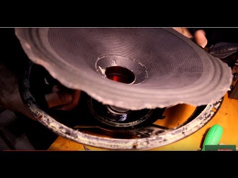JBL M115-8A Speaker Repair!! დინამიკის დატესტვა!!!
