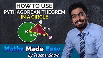 IGCSE Circle Theorem | How to Find Length of Triangle in Circles Using Pythagoras Theorem