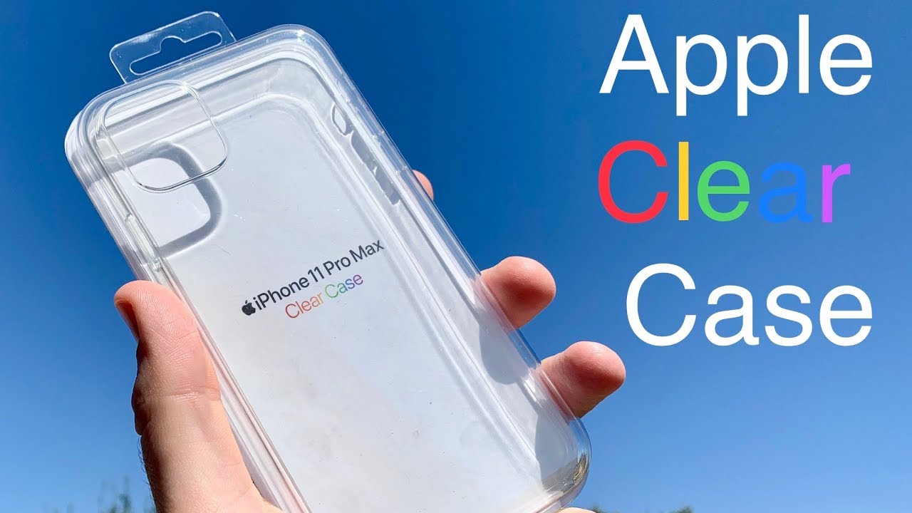 Apple Clear Case For Iphone 11 Pro Max Youtube