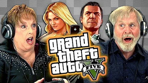 Elders Play Grand Theft Auto V (Elders React: Gami...