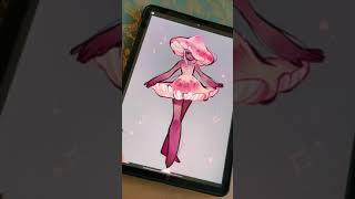 Character Design based on Mushrooms by Feefal #shorts