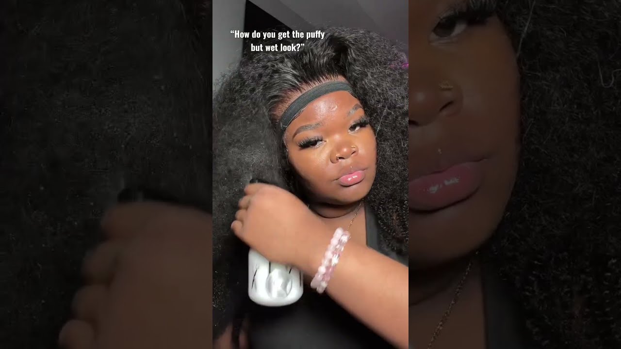 HOW I STYLE MY CURLY WIGS Sterly Hair Frontal Wigs Wiginfluencer Babyhair