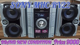 SONY MHC-RV22 (out of stock) review price 9000 call at 7814782002