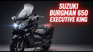 2026 Suzuki Burgman 650 Fits TWO Helmets Under the Seat!  The Executive Scooter That Has No Equal