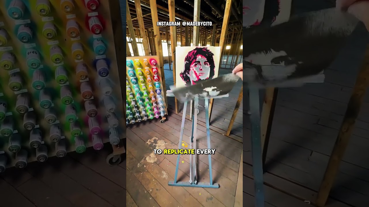 Spray Painting Harry Potter with Perfect Stencils 