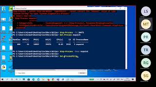 (B17) PowerShell Part4 Process and Service Mangement- Stop, Start, Set