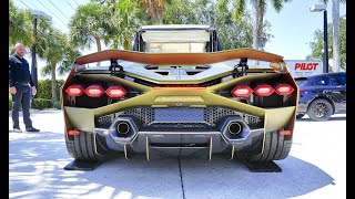 BEST of Supercar Start Up Sounds!!! Lamborghini SIAN, Aventador SVJ, Pagani, McLaren, Ferrari & More