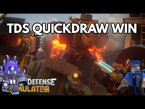 TDS BADLANDS II QUICKDRAW WIN | HOW TO GET IT | ROBLOX Tower Defense Simulator