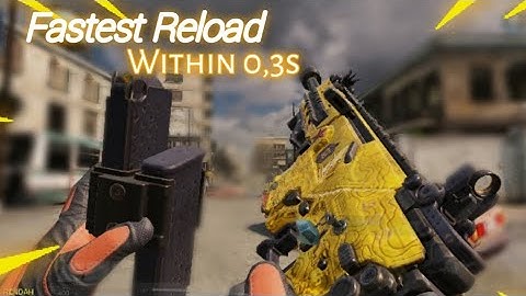 HOW TO DO THE FASTEST RELOAD WITHIN 0,3SECOND IN CALL OF DUTY MOBILE