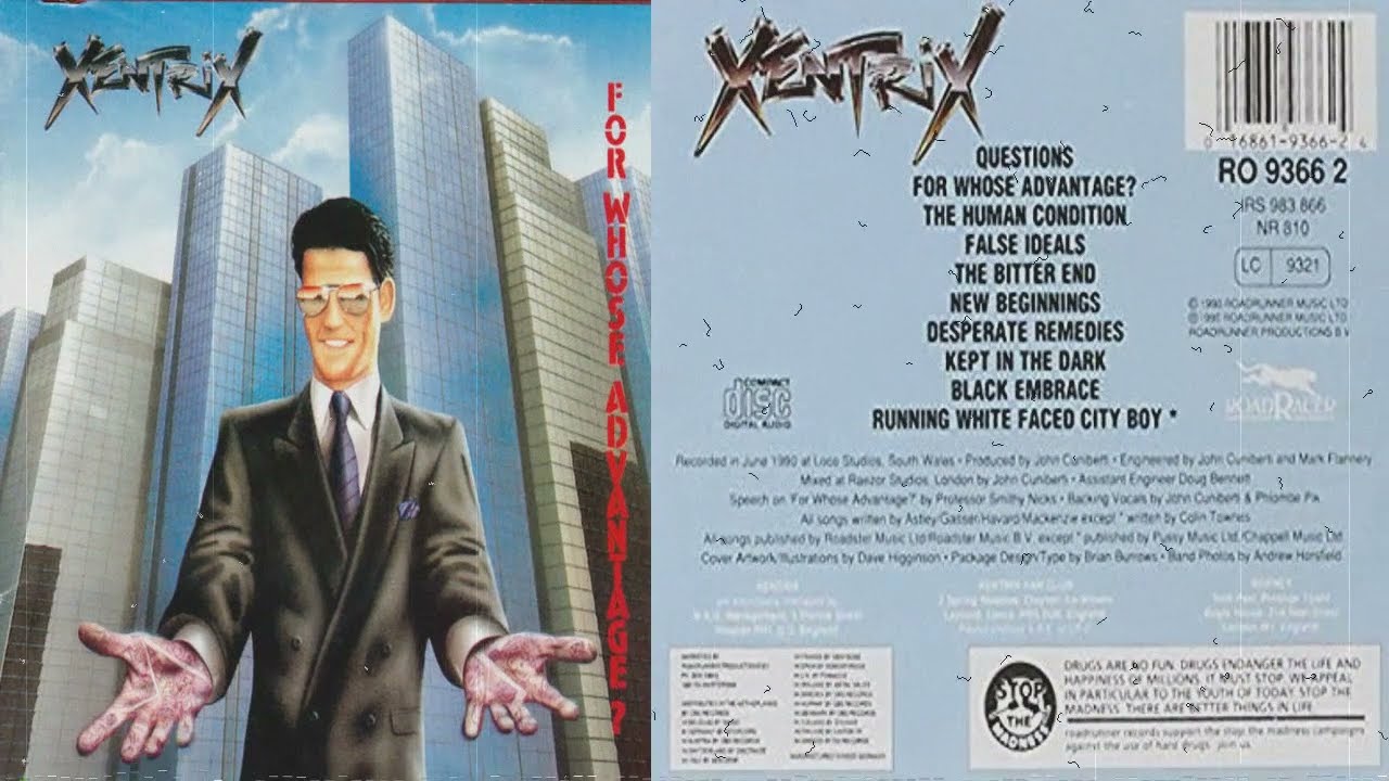 Xentrix | UK | 1990 | For Whose Advantage | Full Album | Thrash Metal