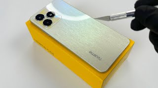 Pure ASMR UNBOXING - Realme C53 (Champion Gold) 6/128 Unboxing(4K) #asmr