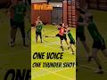 One Voice, One Thunder Shot 💥 9m Jump Shot Goal #handball